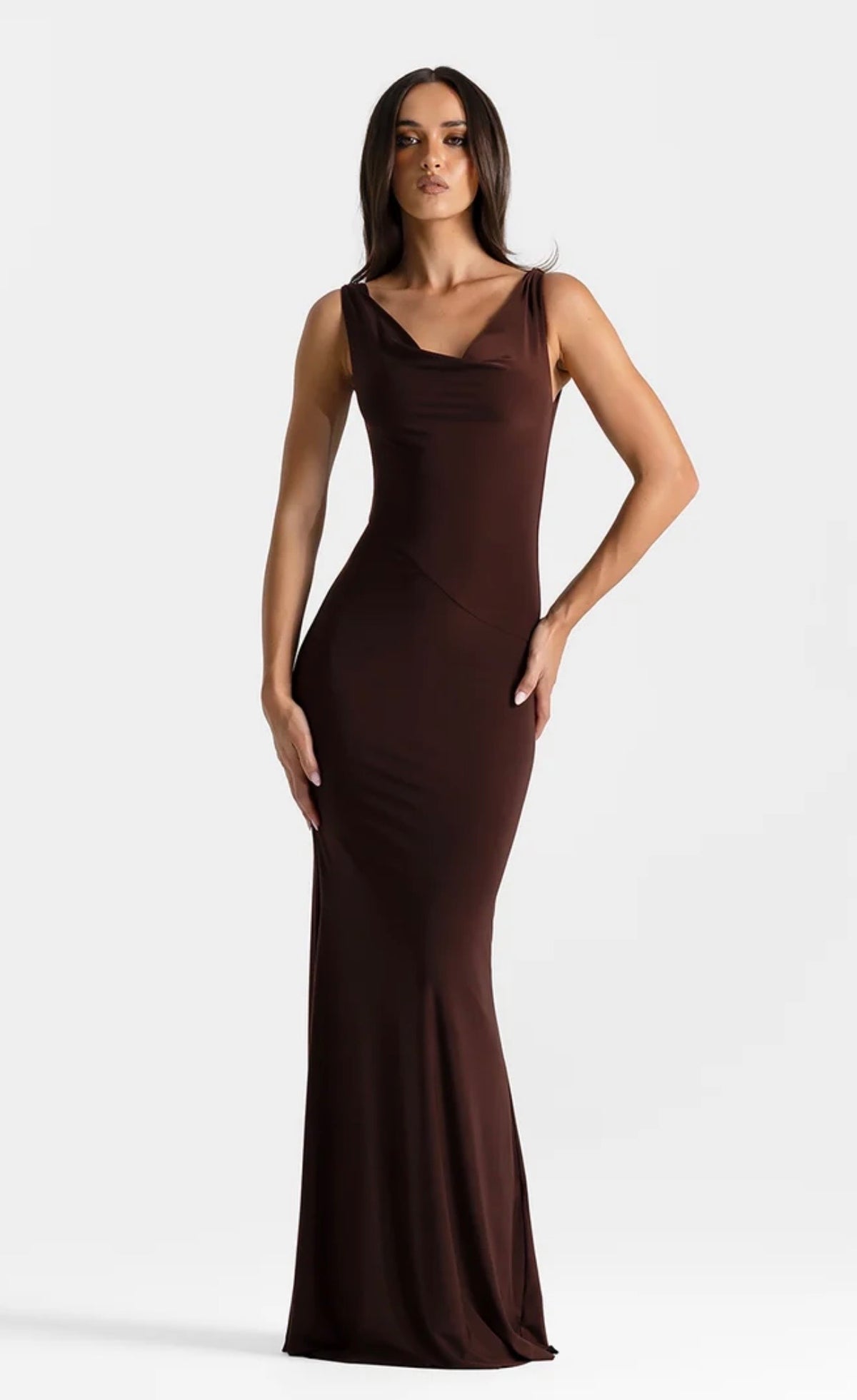 Natalie Rolt Bettina Gown Espresso