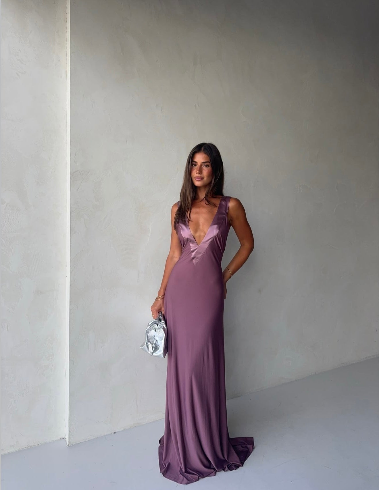 Ance Gria Rosa Gown Mauve
