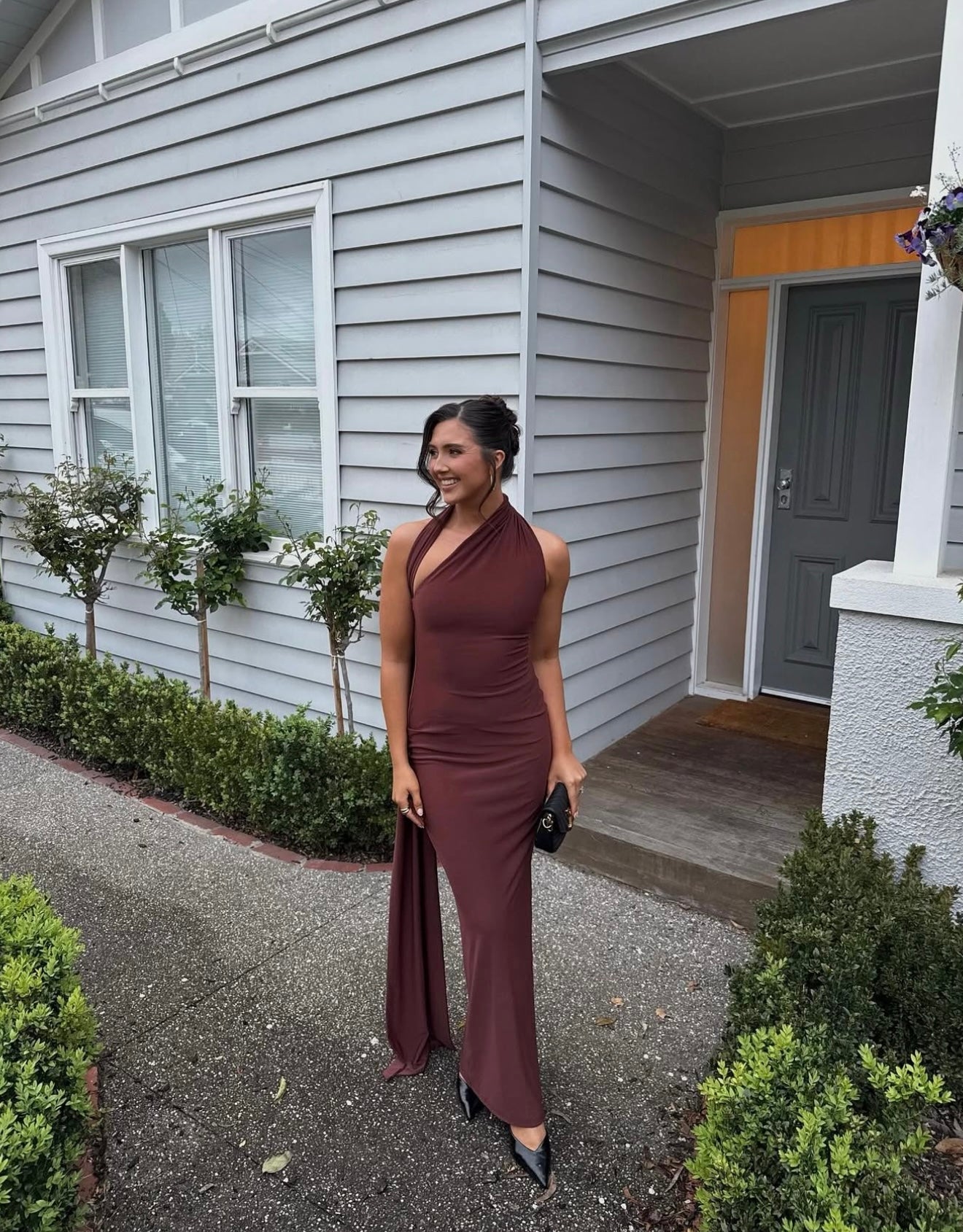 Misha the Nicolette Jersey Dress Fig