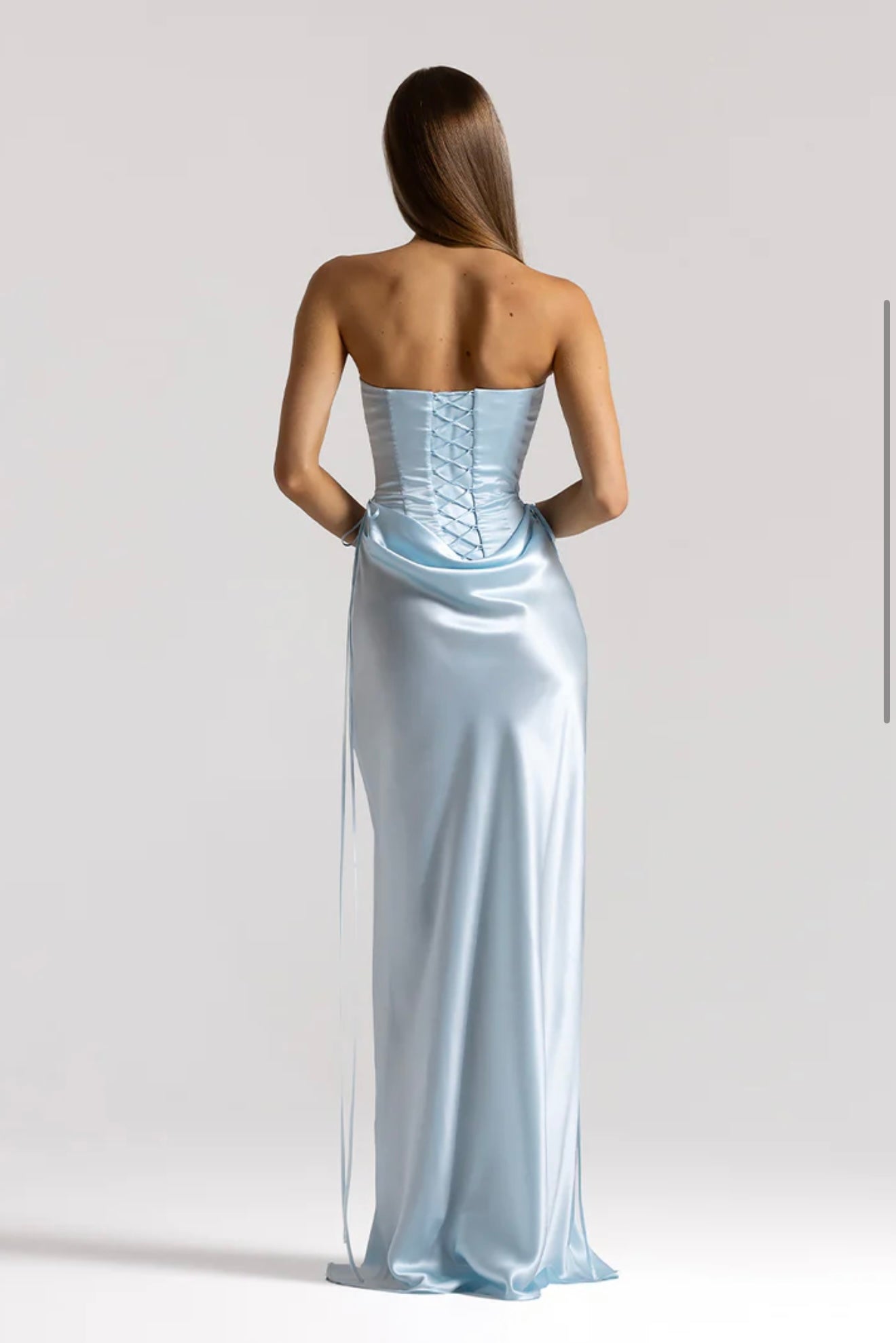 Natalie Rolt Evelyn Skirt Ice Blue