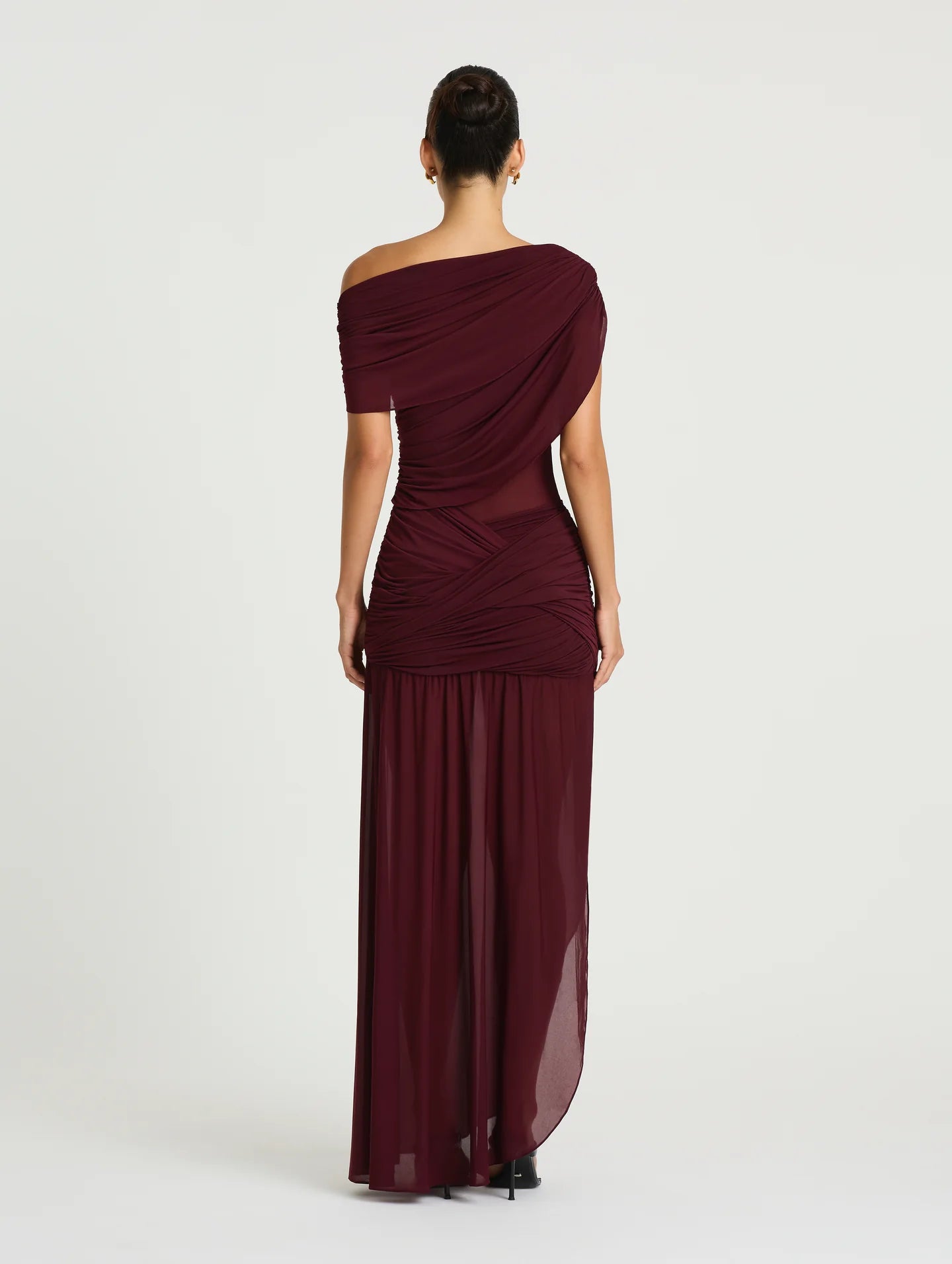 Benni Otto Maxi Dress Plum