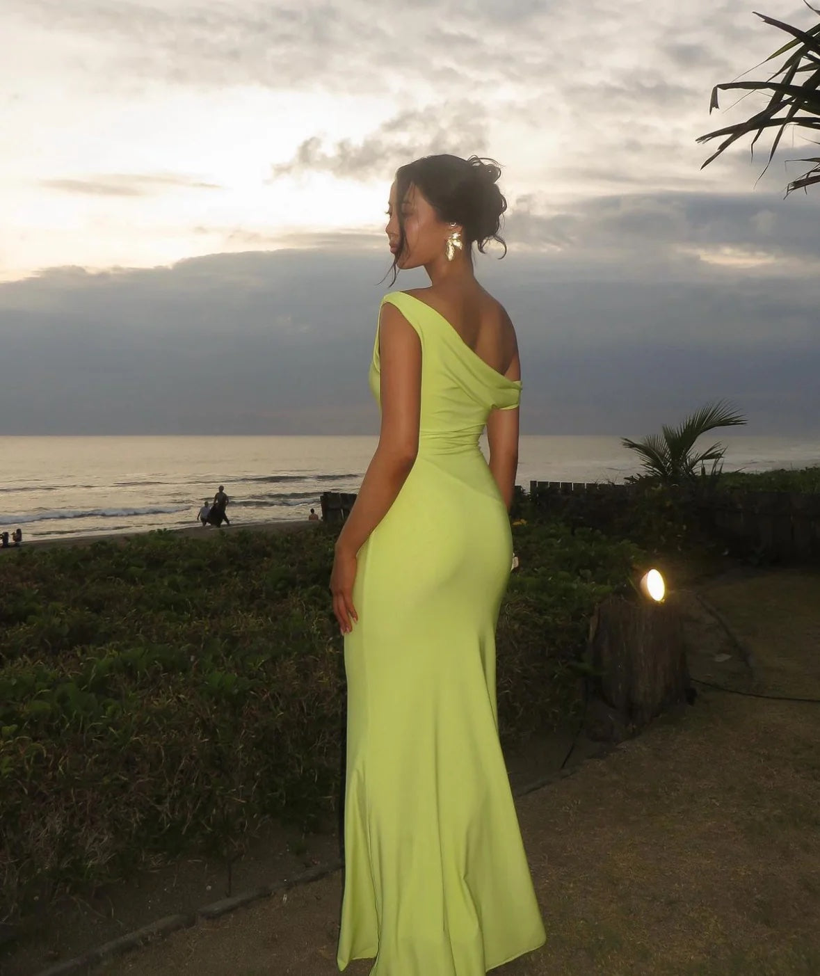 Natalie Rolt Bettina Gown Green