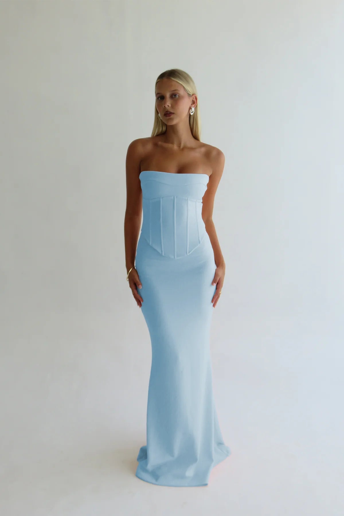 HNTR the label Louie Gown in Baby Blue