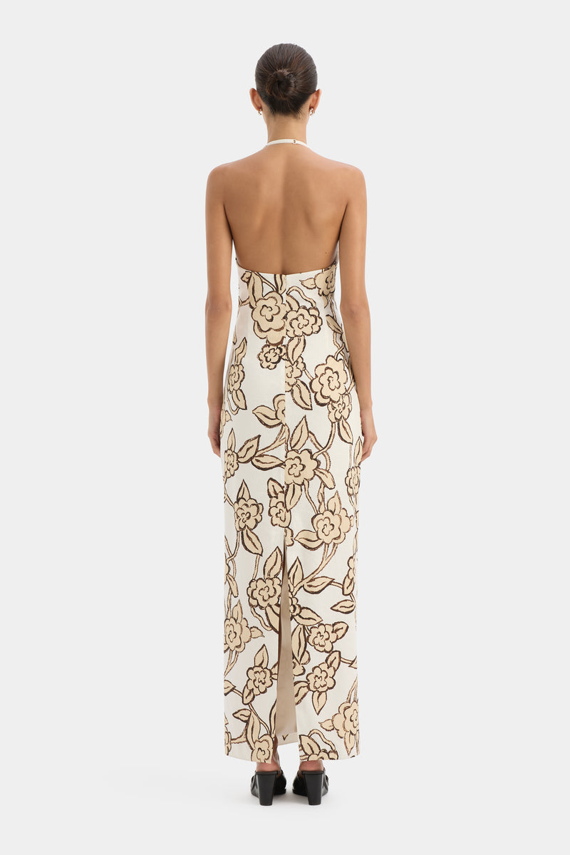 Sir the label Elodie Halter Midi Dress