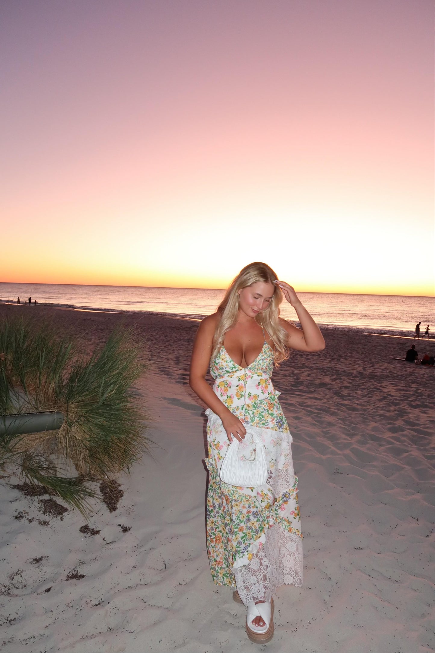 For Love and Lemons Rosalyn Maxi Dress