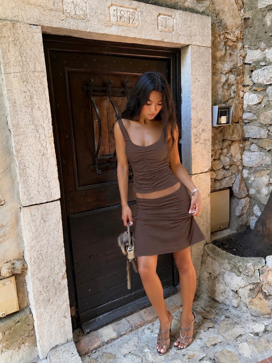 Ance Gria Atlein Midi Set Brown
