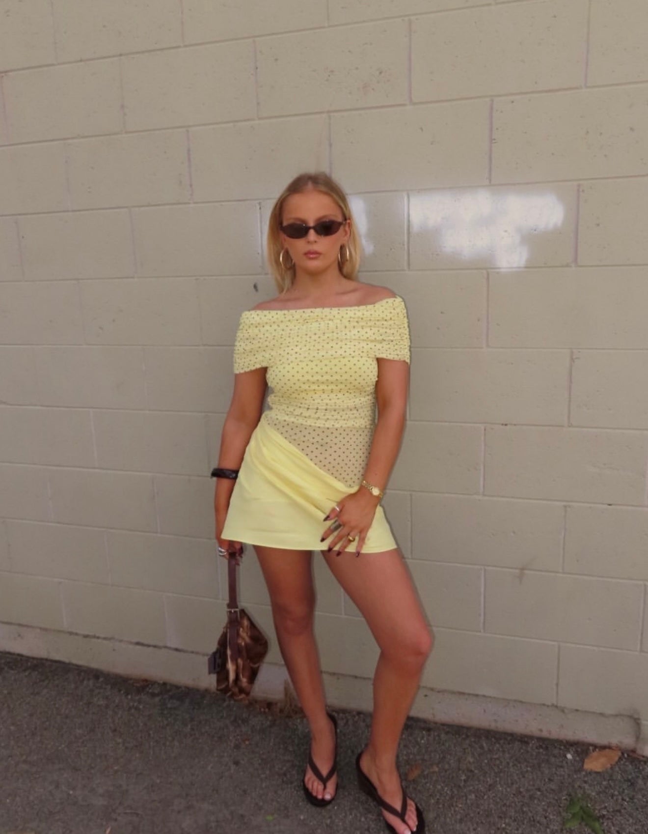 Benni Nico Mini in Yellow Spot