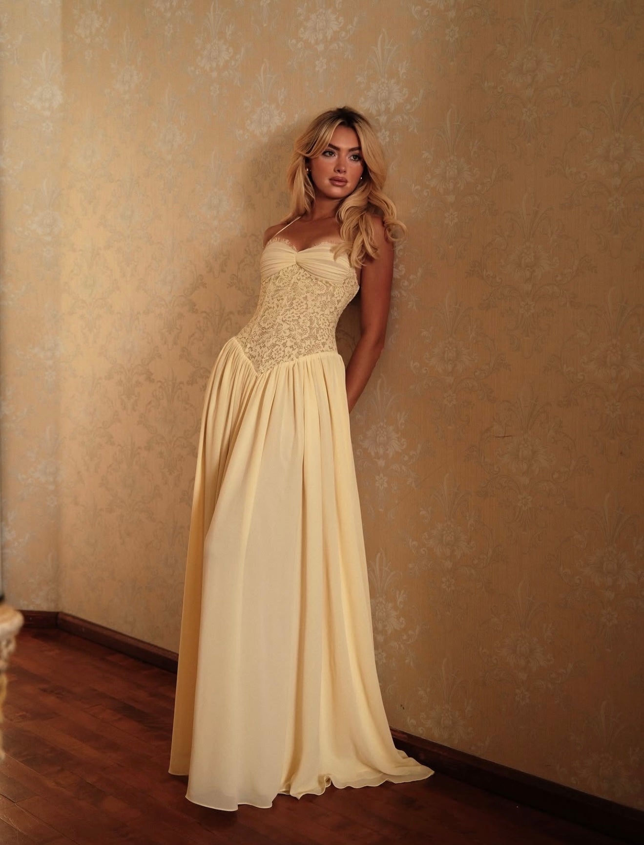 Fenity Faye Dress in Butter