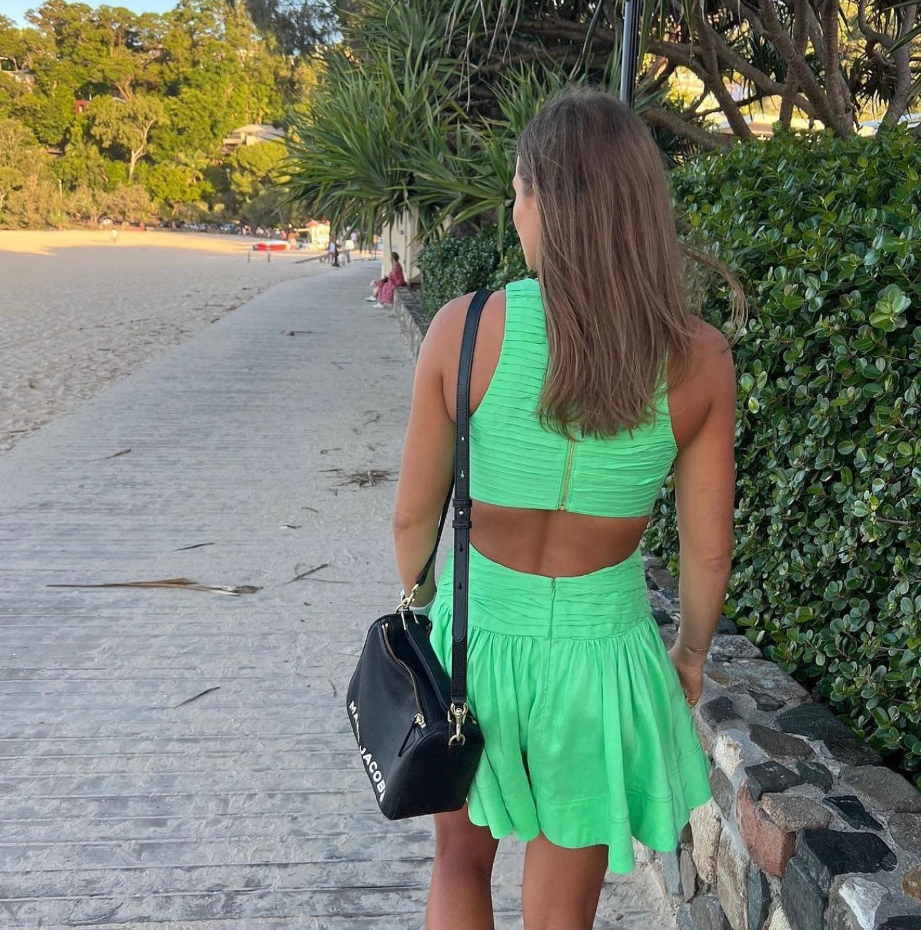 AJE Introspect Cut Out Mini Dress