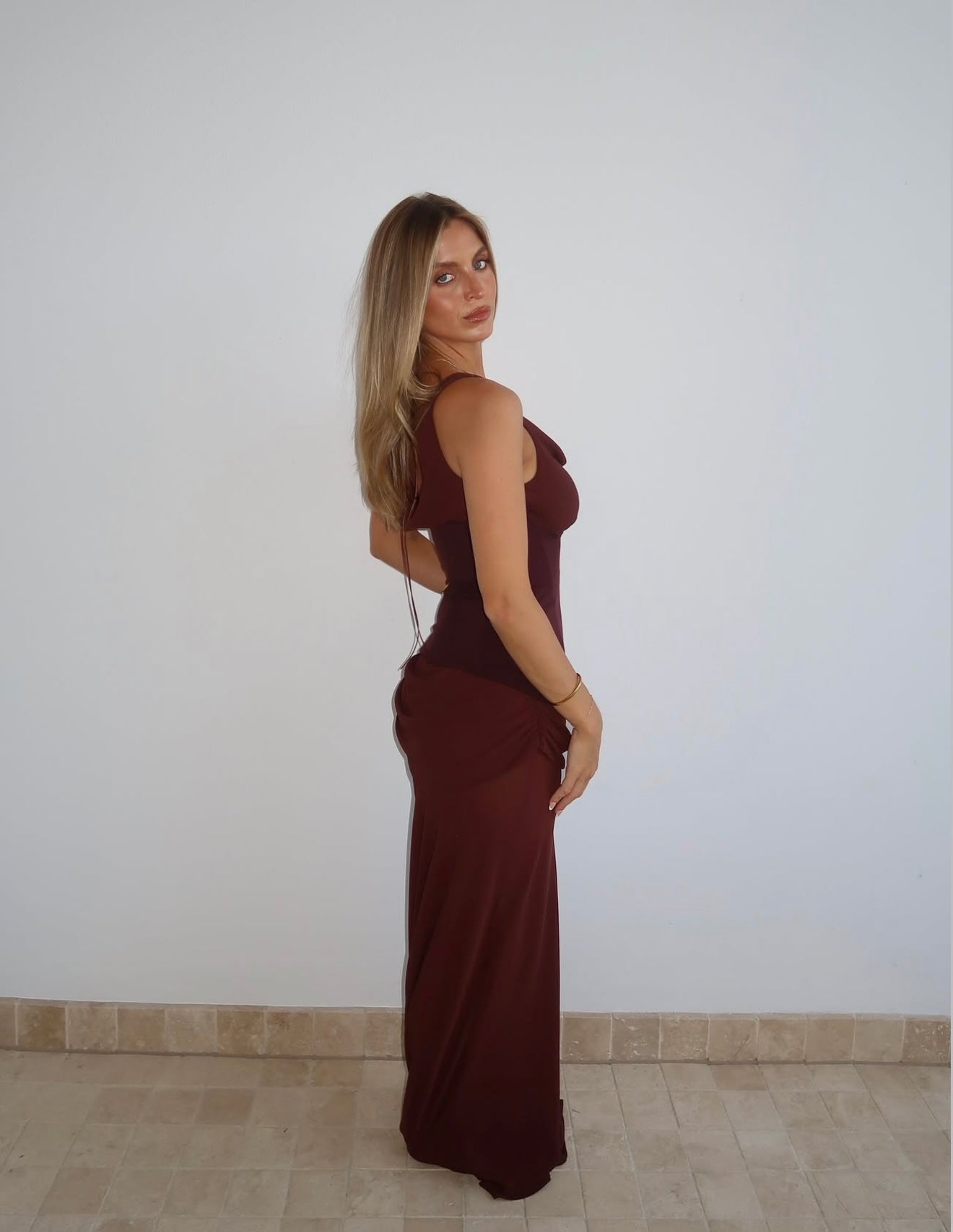 Natalie Rolt Cadence Gown Brown