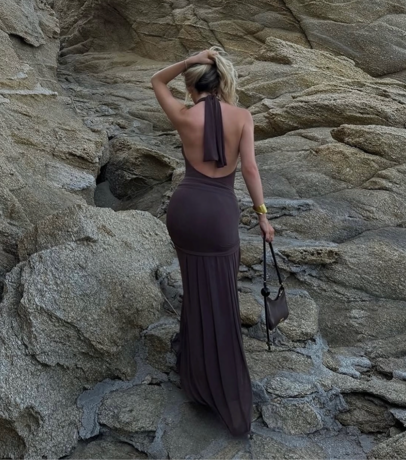 Lulu Souza Yosei Dress Brown