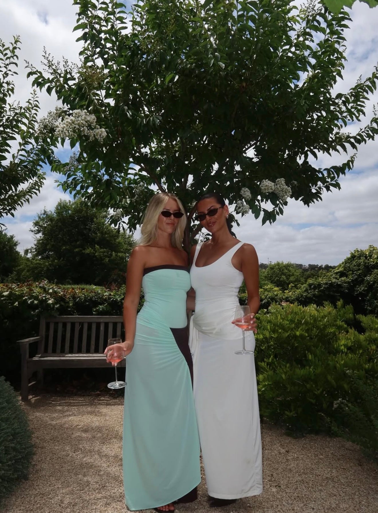 Benni Rumi Strapless Aqua / Choc