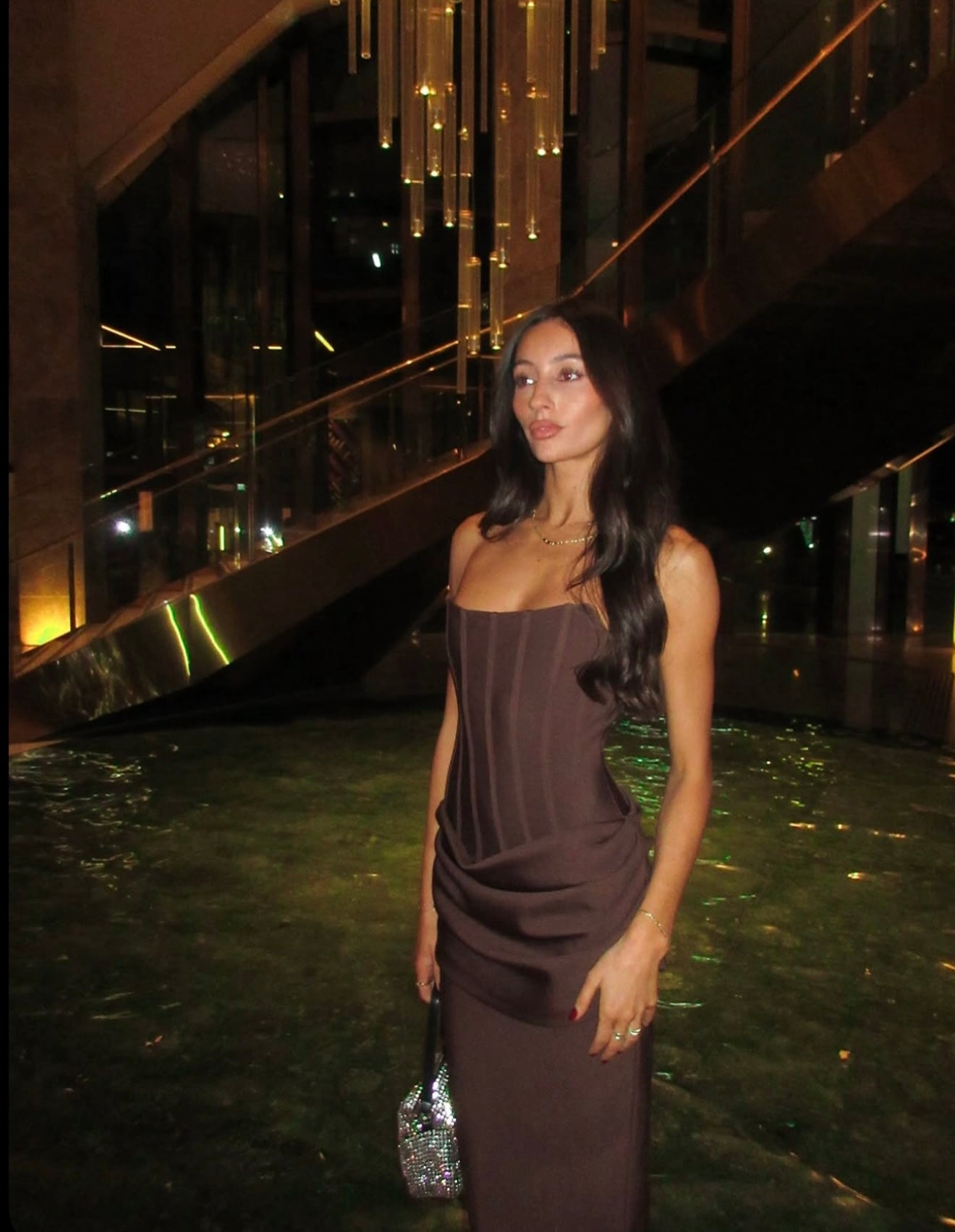 Eliyah the Label Hilda Gown Chocolate