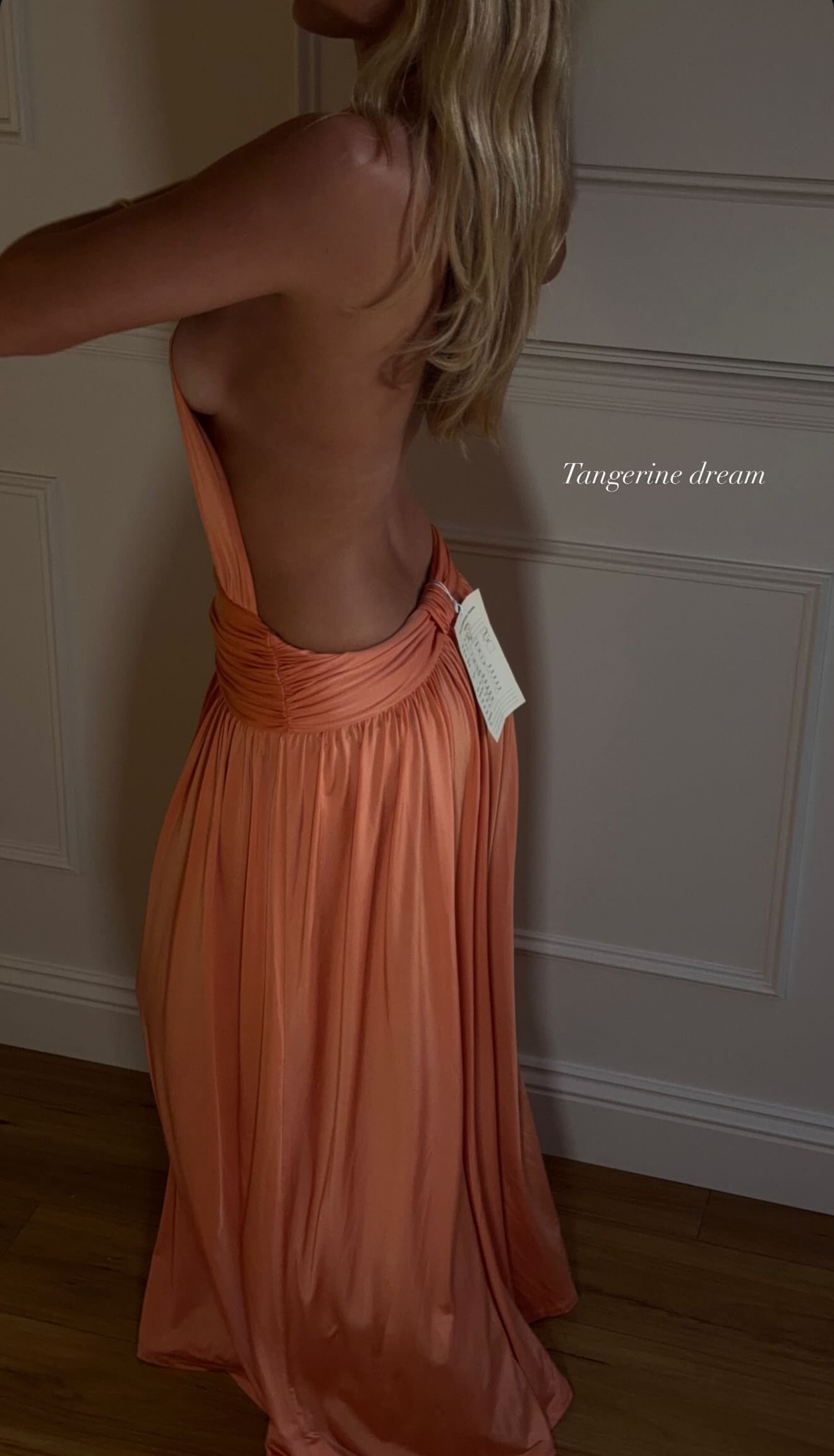 Arcina Ori Santina Dress Tangerine