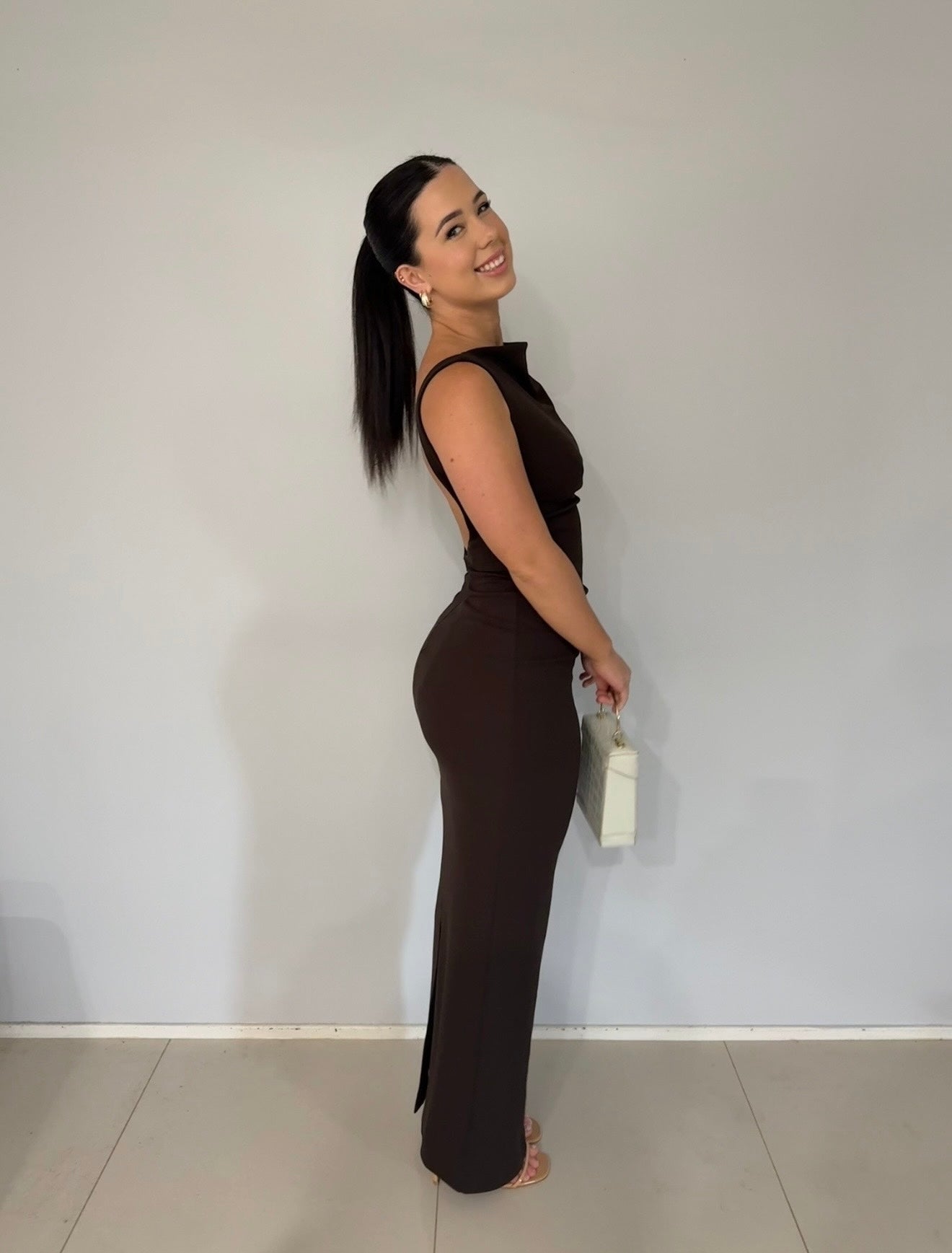 Effie Kats Verona Gown Coffee