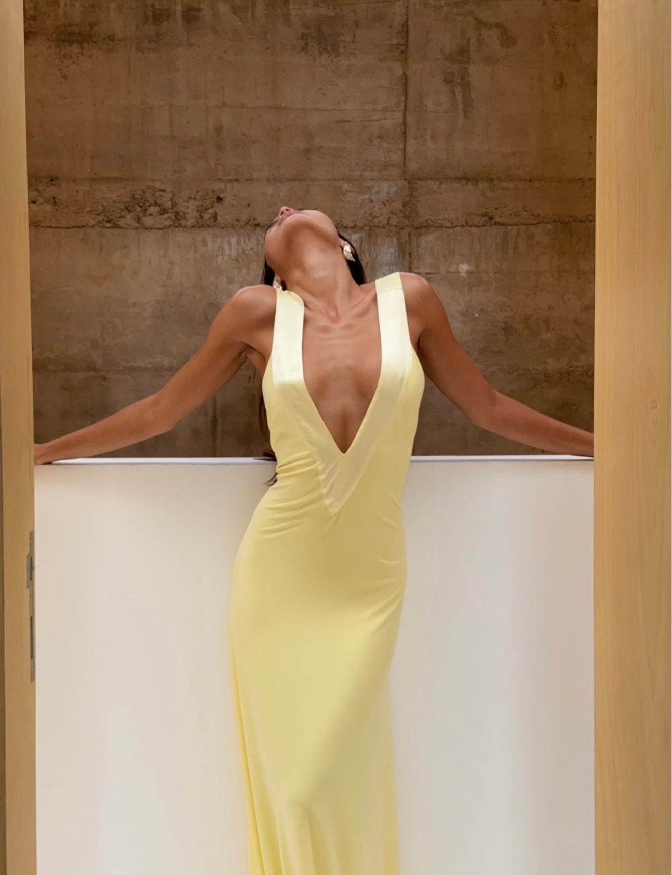 Ance Gria Rosa Gown Lemon