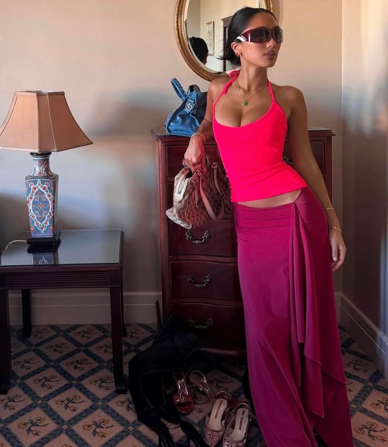 Mr Winston Jemima Set Red