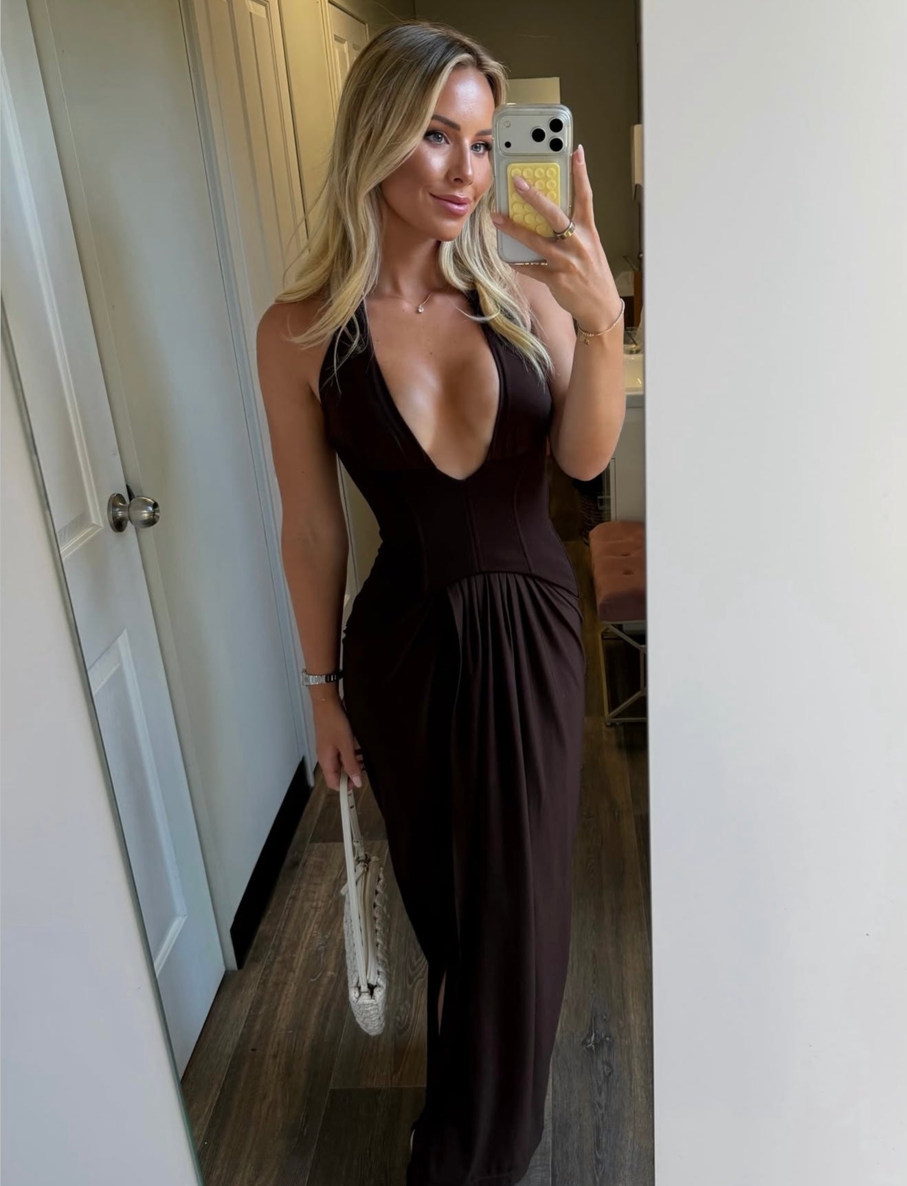 Jefre Sei Landon Dress in Espresso