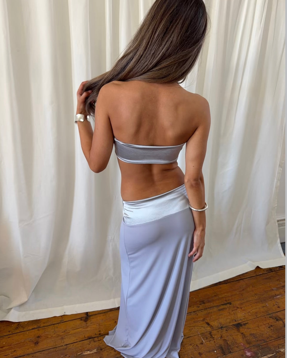 La Marie Kendall Dress Silver