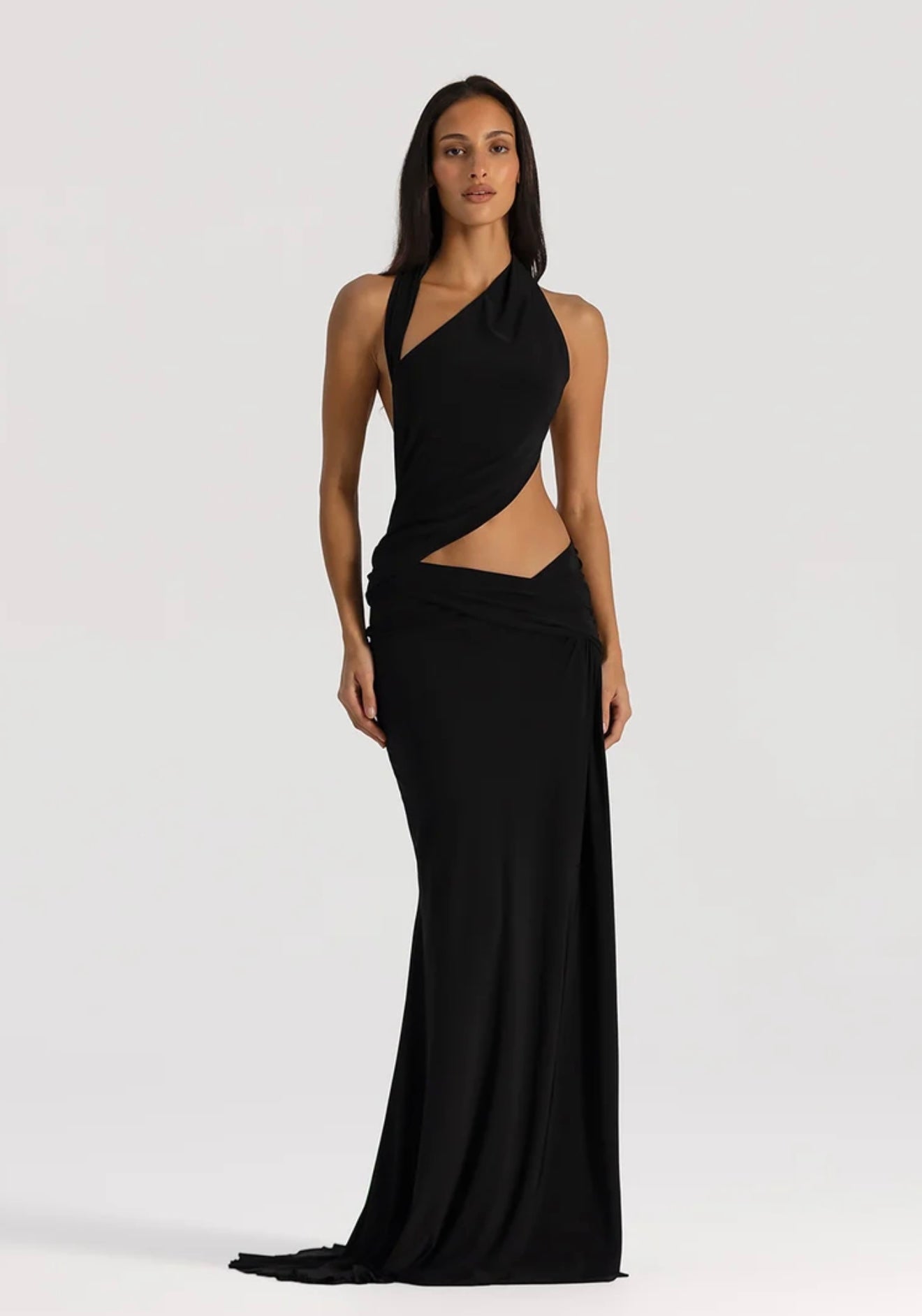 Natalie Rolt Odette Gown Black