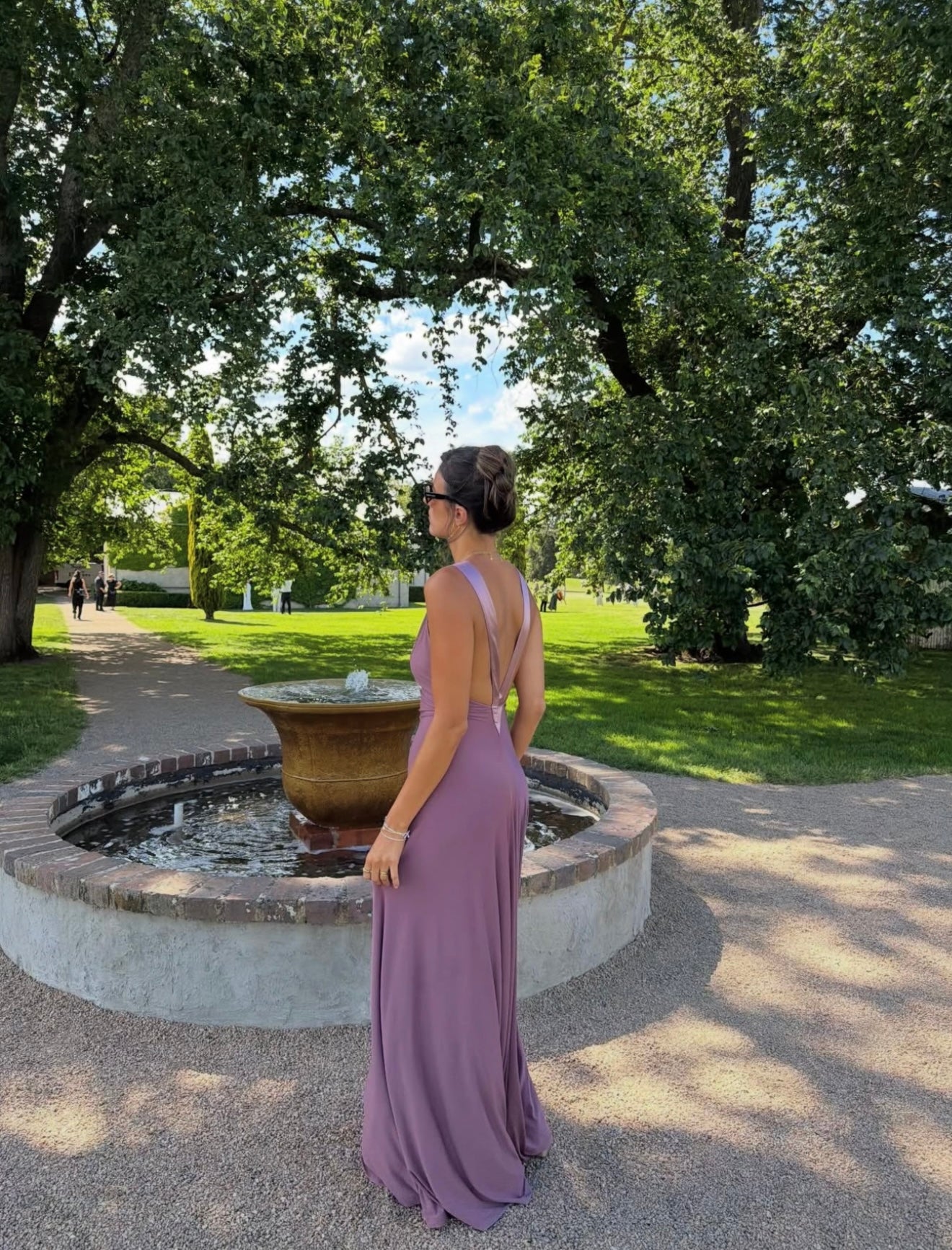 Ance Gria Rosa Gown Mauve