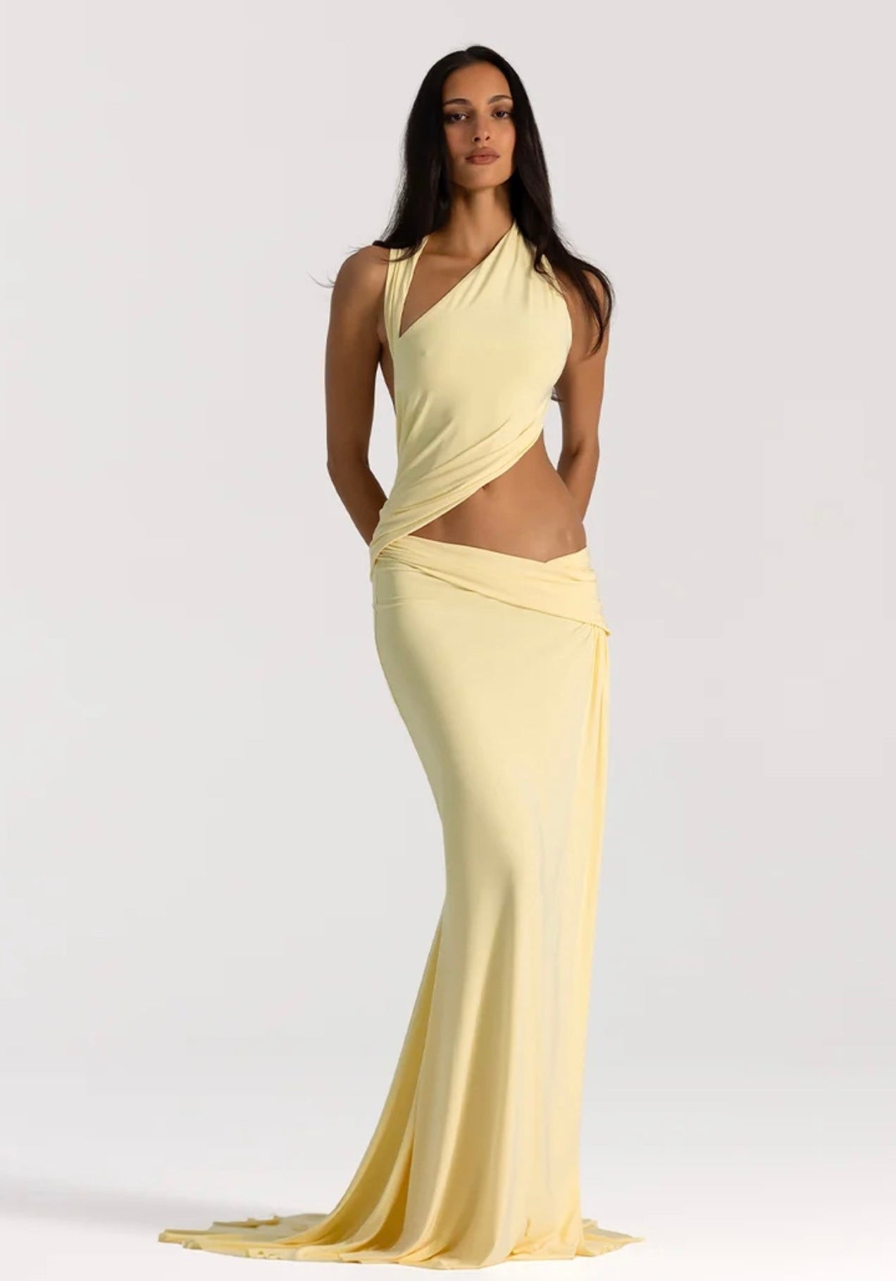 Natalie Rolt Odette Gown Lemon