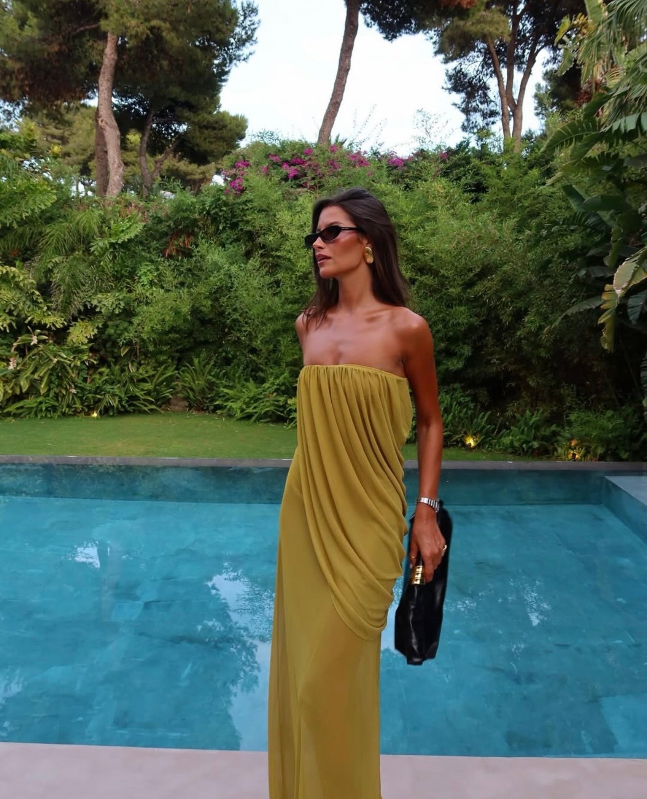 Camila Coelho Saphira Gown in Green