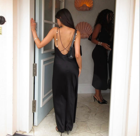 Aje Studio Agate Crossback Midi Dress