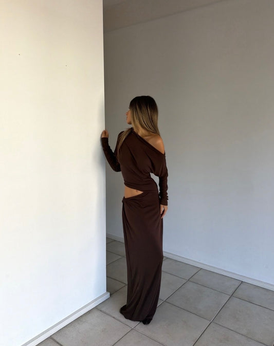 Benni Enya Maxi Dress Chocolate