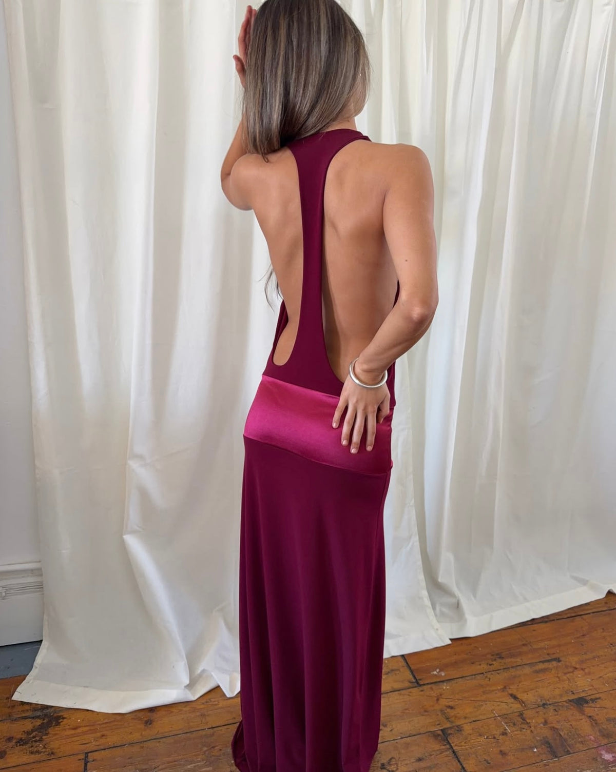 La Marie Serena Dress Ruby