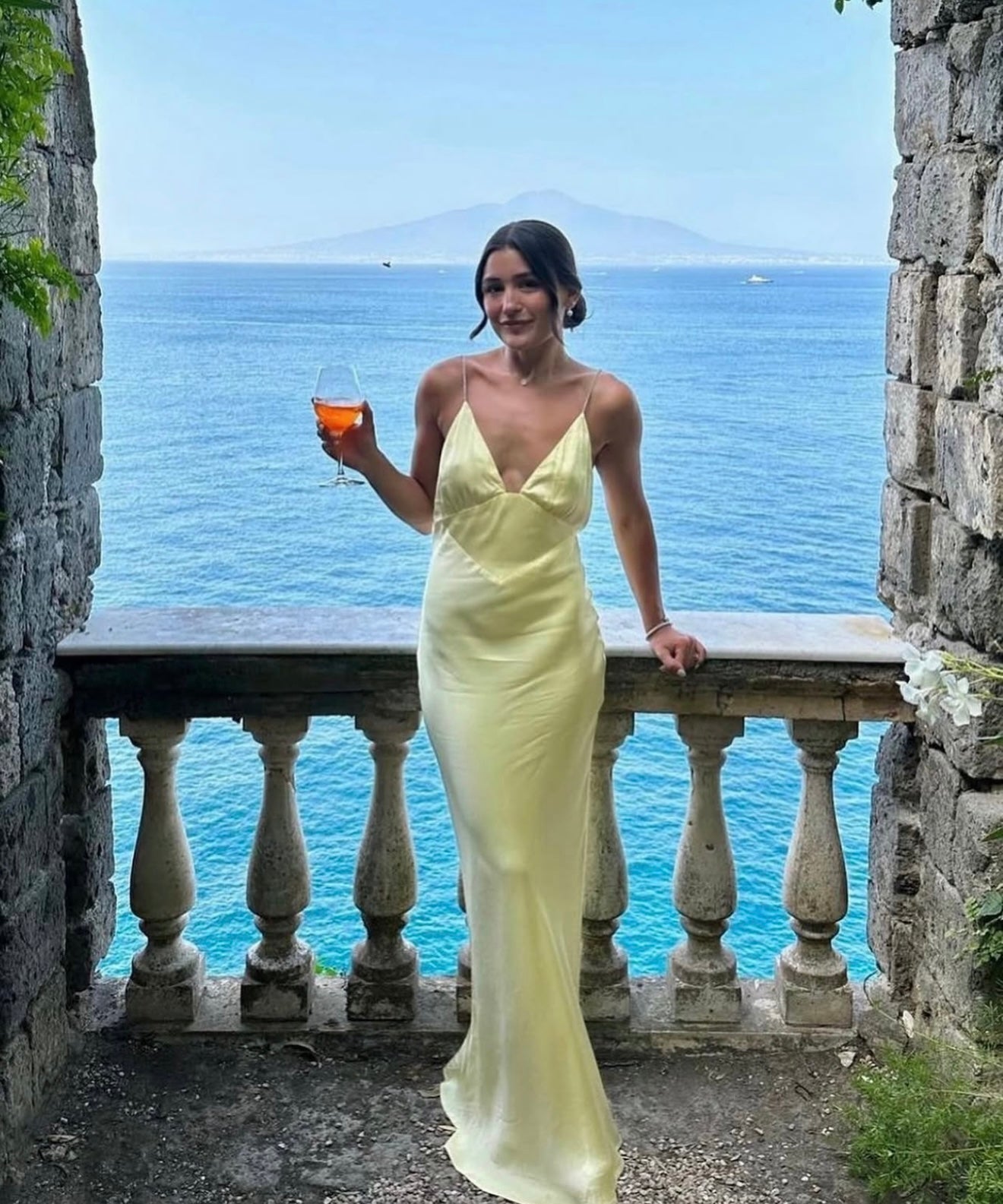 Bardot Capri Diamonte Slip Dress