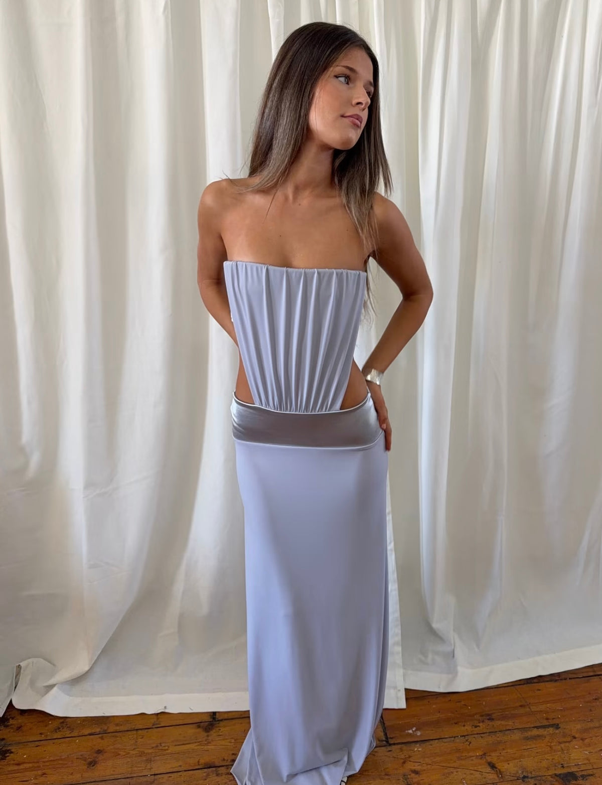 La Marie Kendall Dress Silver
