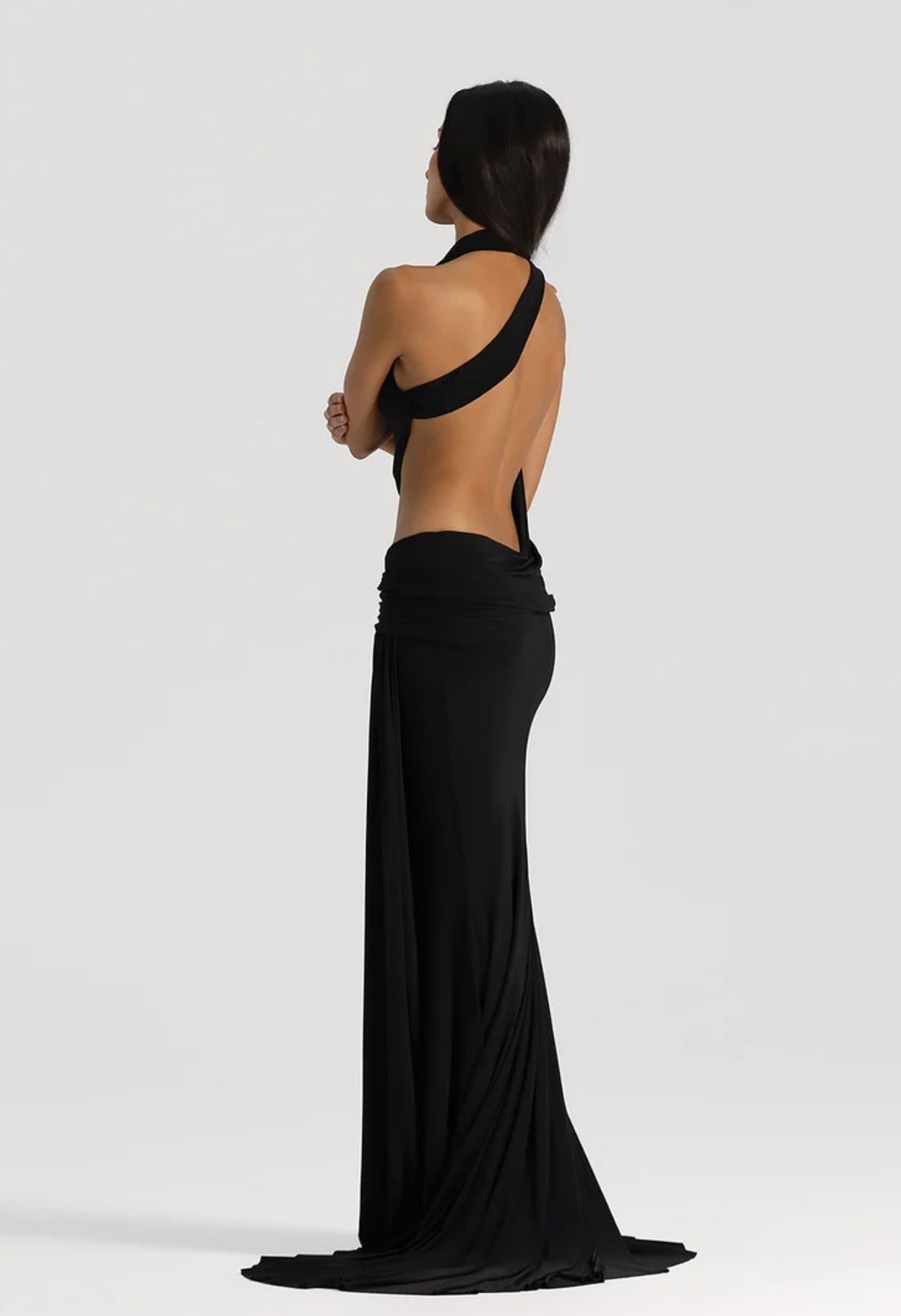 Natalie Rolt Odette Gown Black