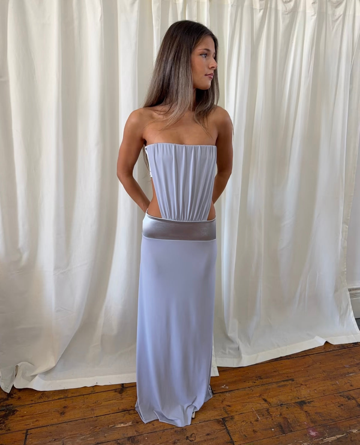 La Marie Kendall Dress Silver