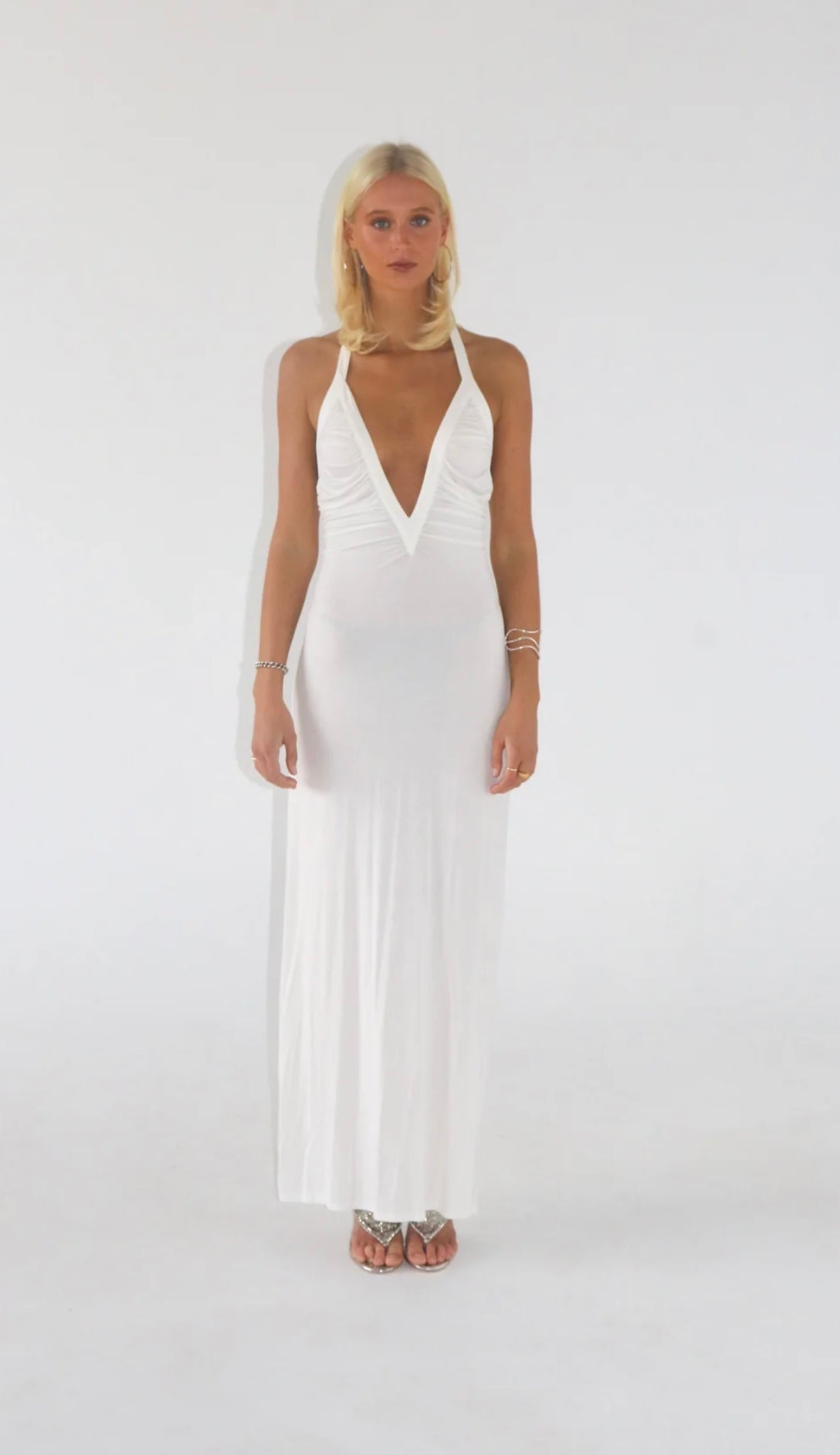 Sola Musa Angelina Maxi in White
