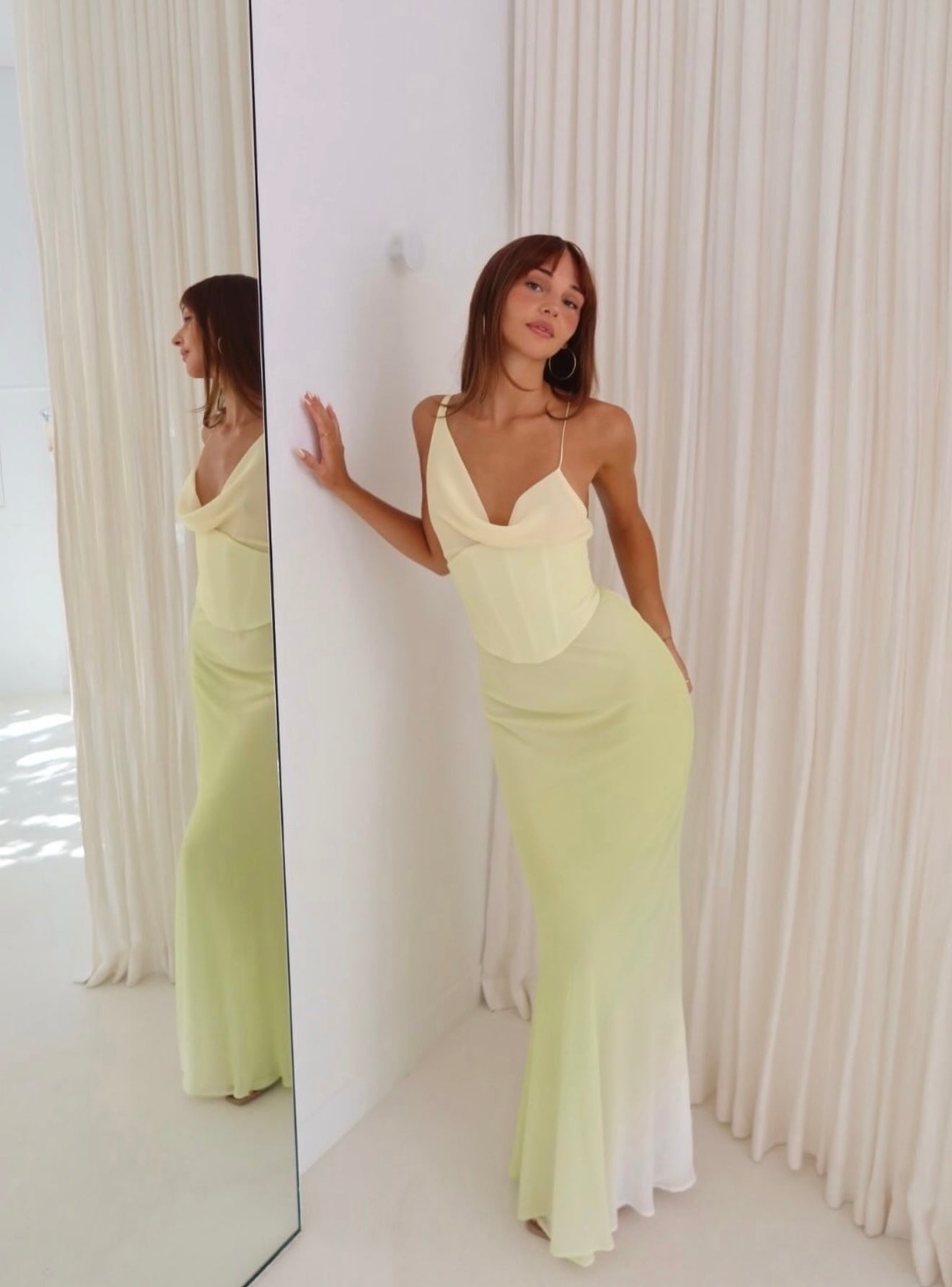 Natalie Rolt Hallie Gown Citrus