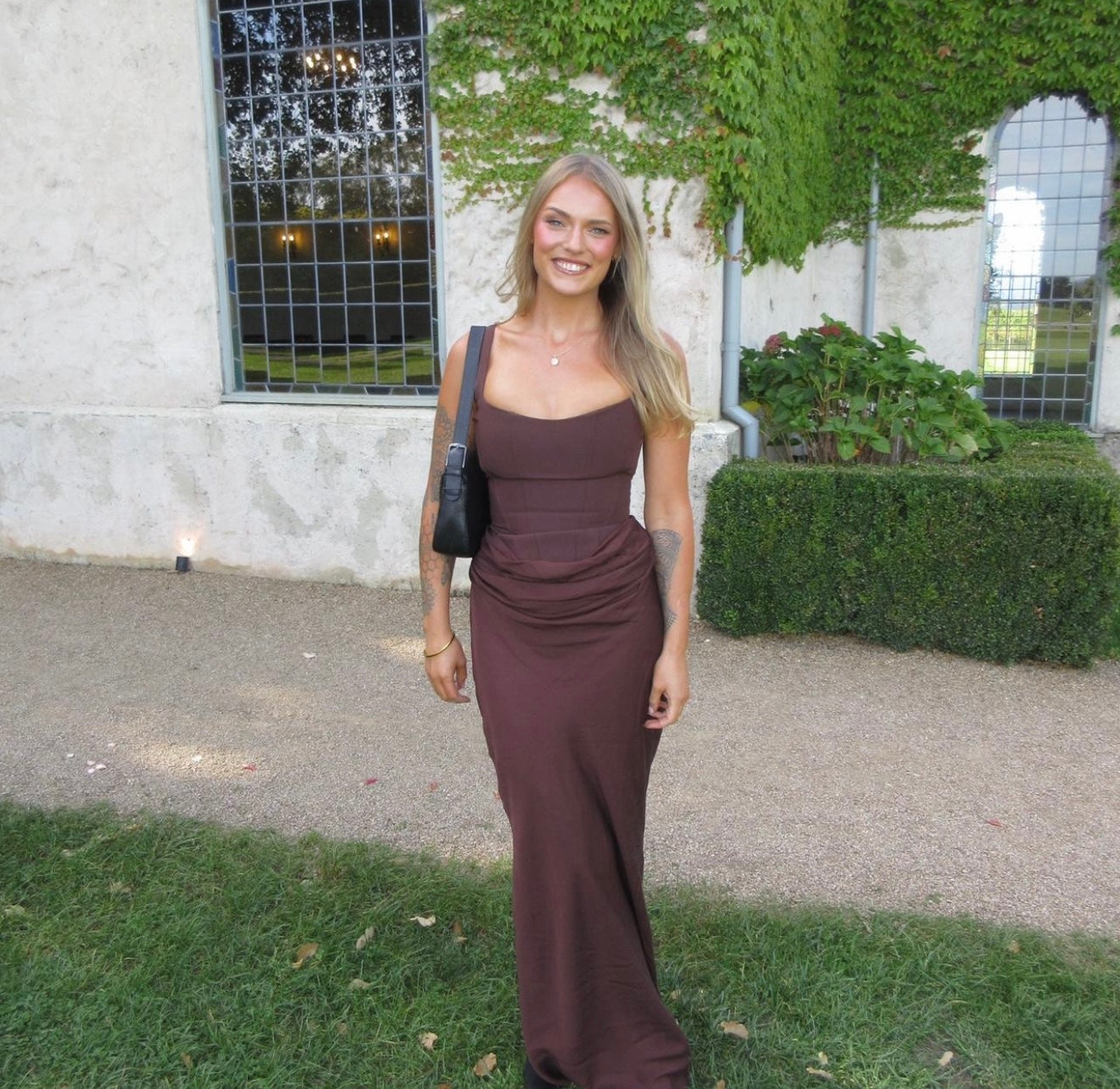 Babyboo Cornelia Maxi Dress - Plum Brown