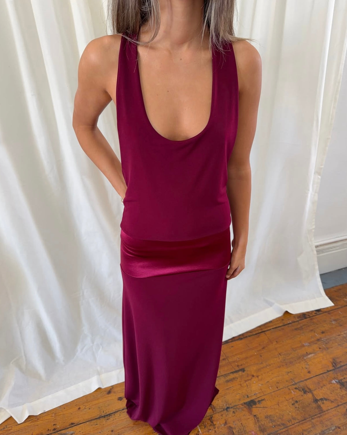La Marie Serena Dress Ruby