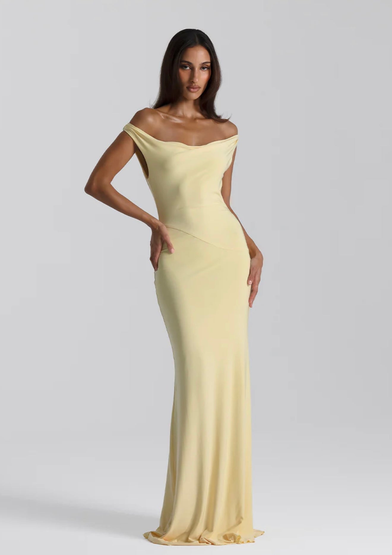 Natalie Rolt Bettina Gown Lemon