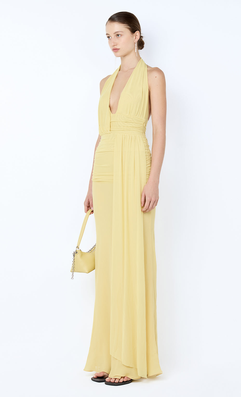 Bec & Bridge Cassis Drape Maxi Dress
