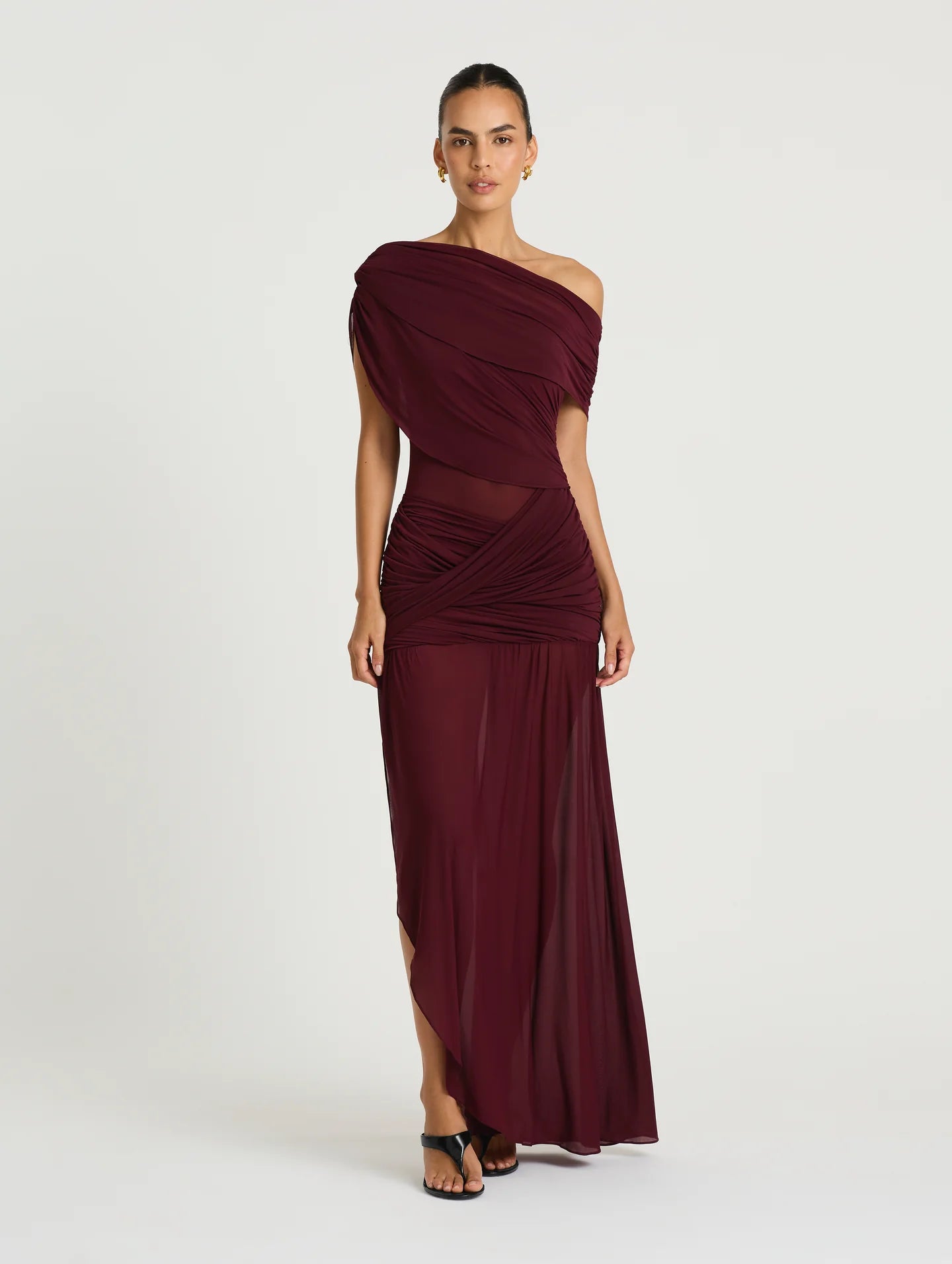 Benni Otto Maxi Dress Plum