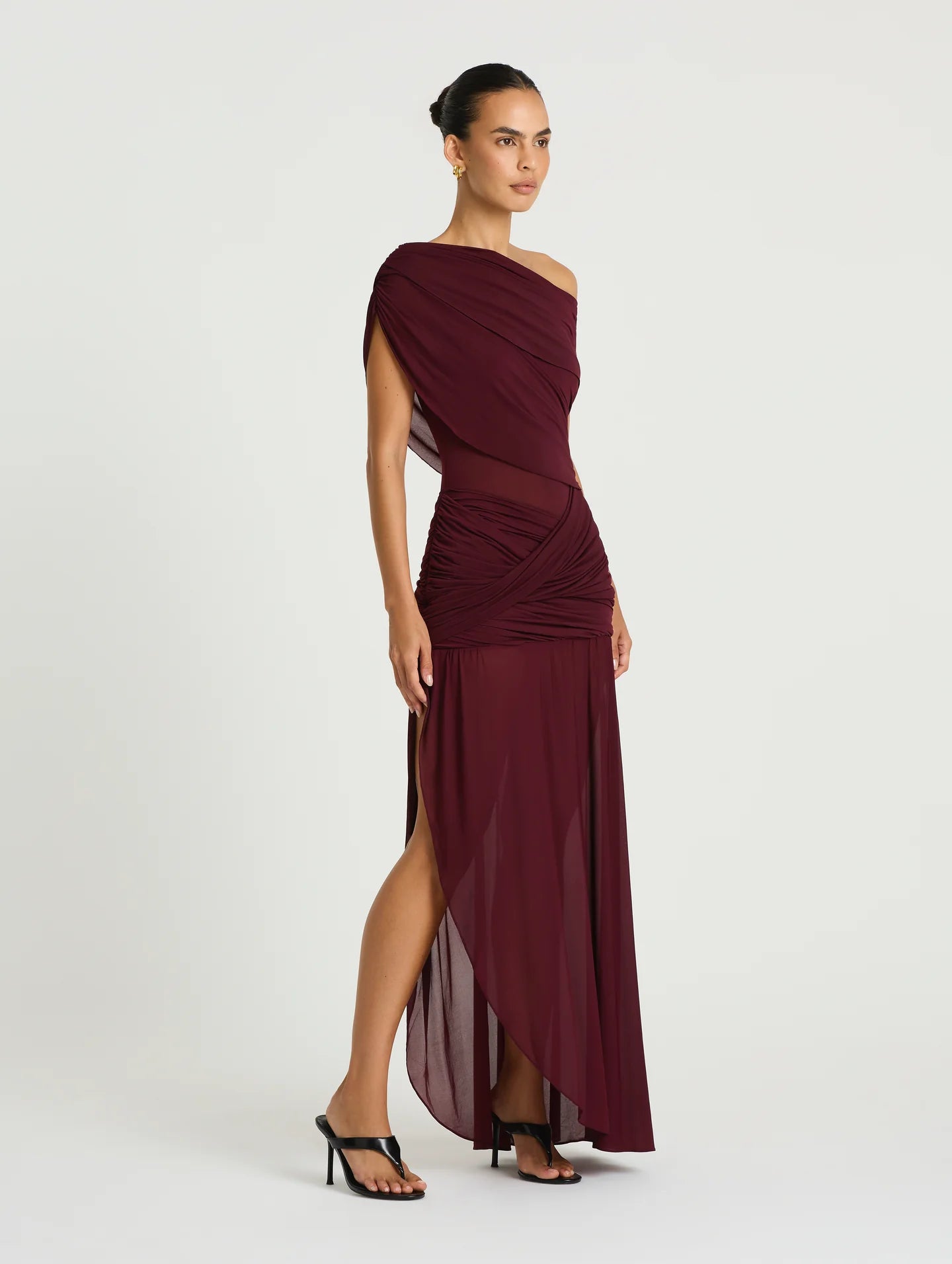 Benni Otto Maxi Dress Plum