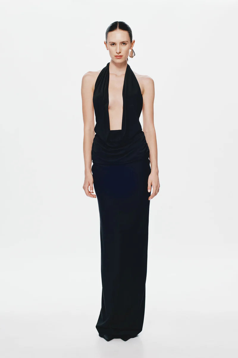 Misha The Vanessa Jersey Dress Black