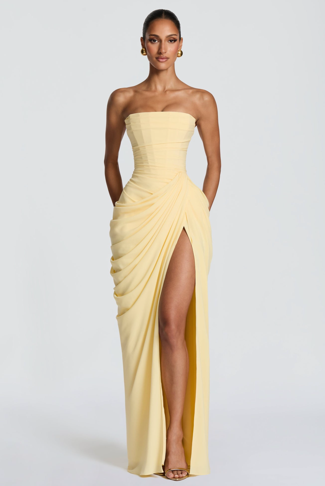 Babyboo Cyra Maxi Dress Lemon