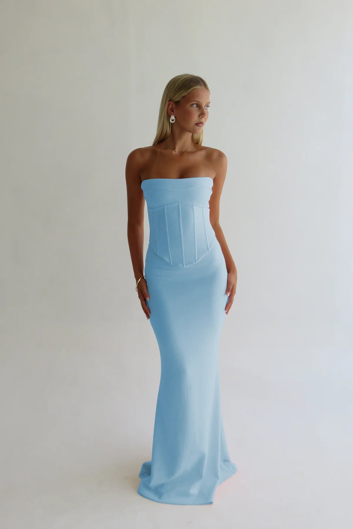 HNTR the label Louie Gown in Baby Blue