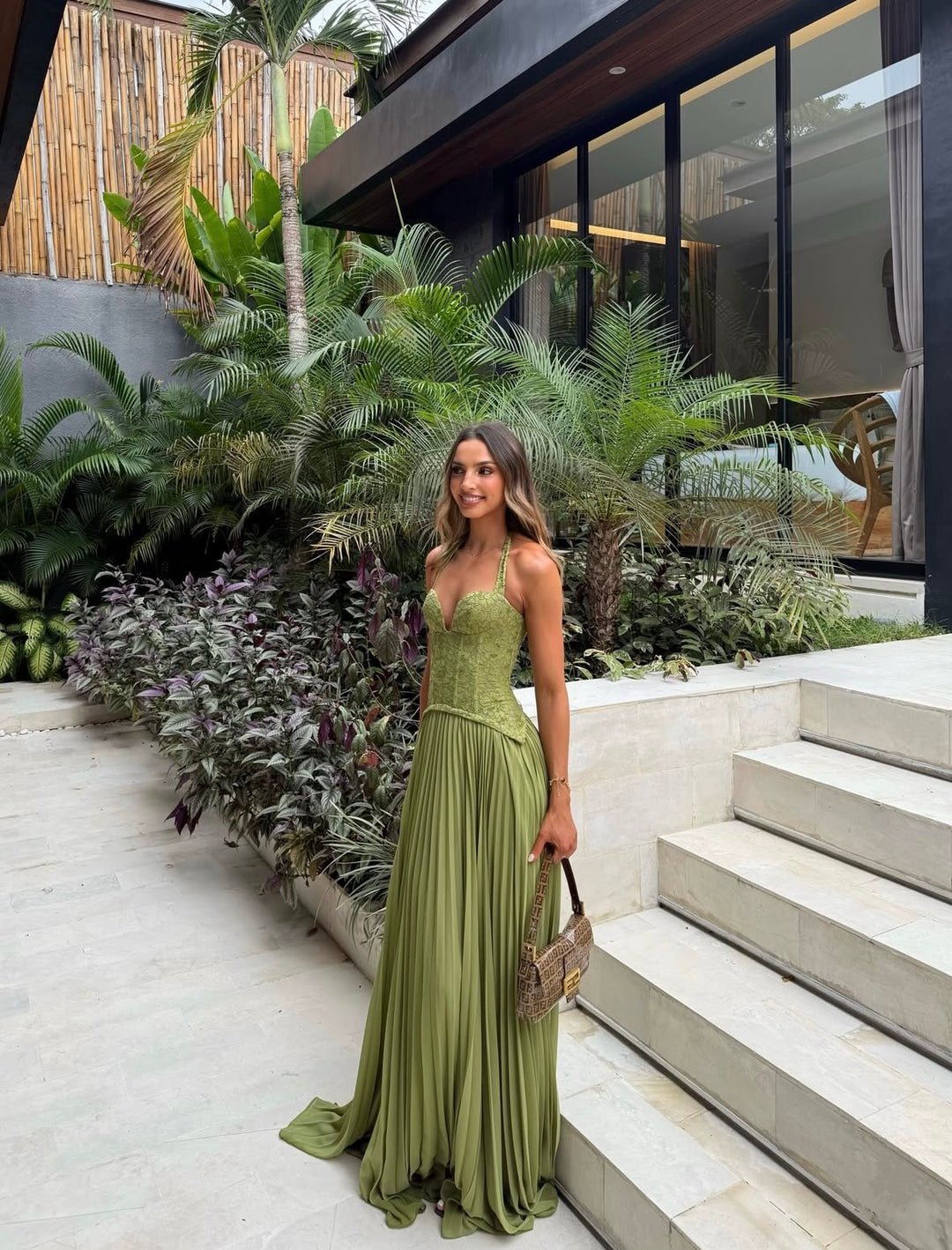 Fenity Gaia Dress Green