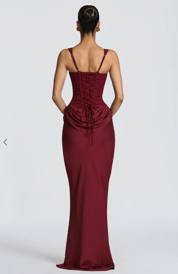 Babyboo Cornelia Maxi Dress - Burgundy