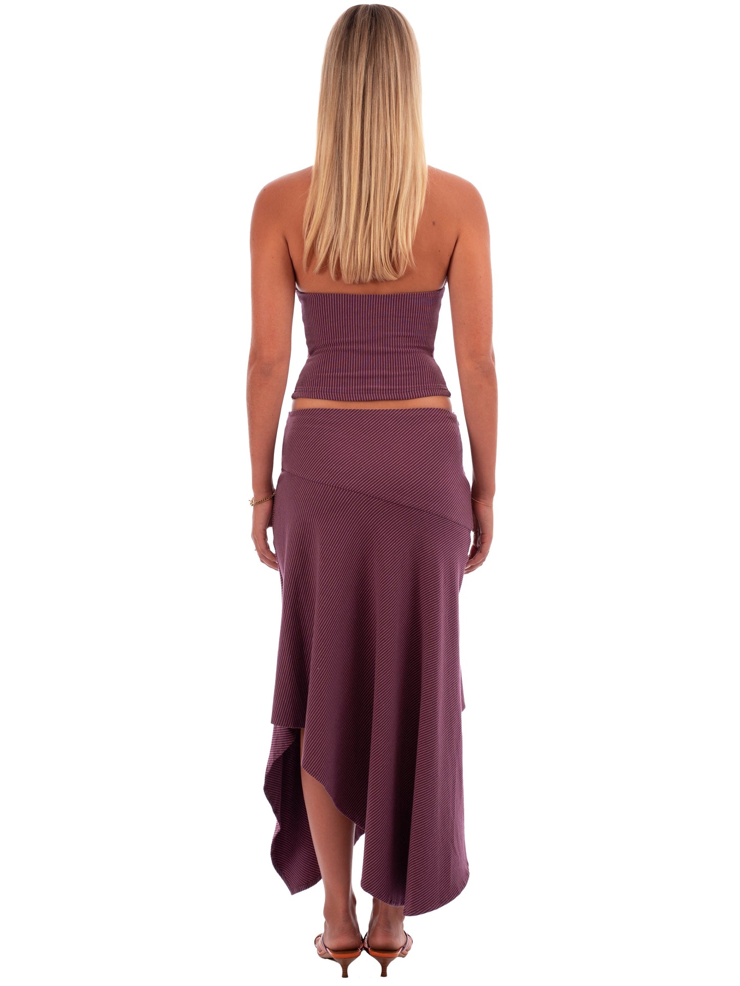 I Am Delilah Yasmin Halter Set in Plum