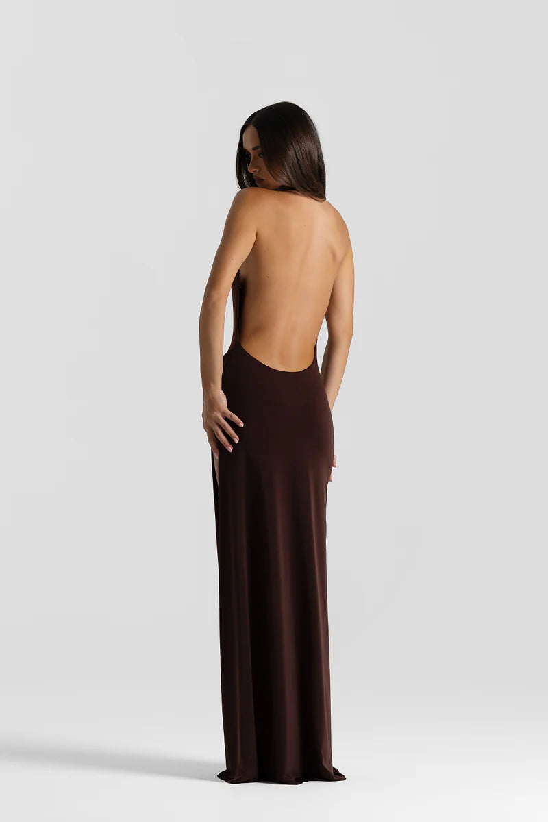Natalie Rolt Winona Gown Espresso