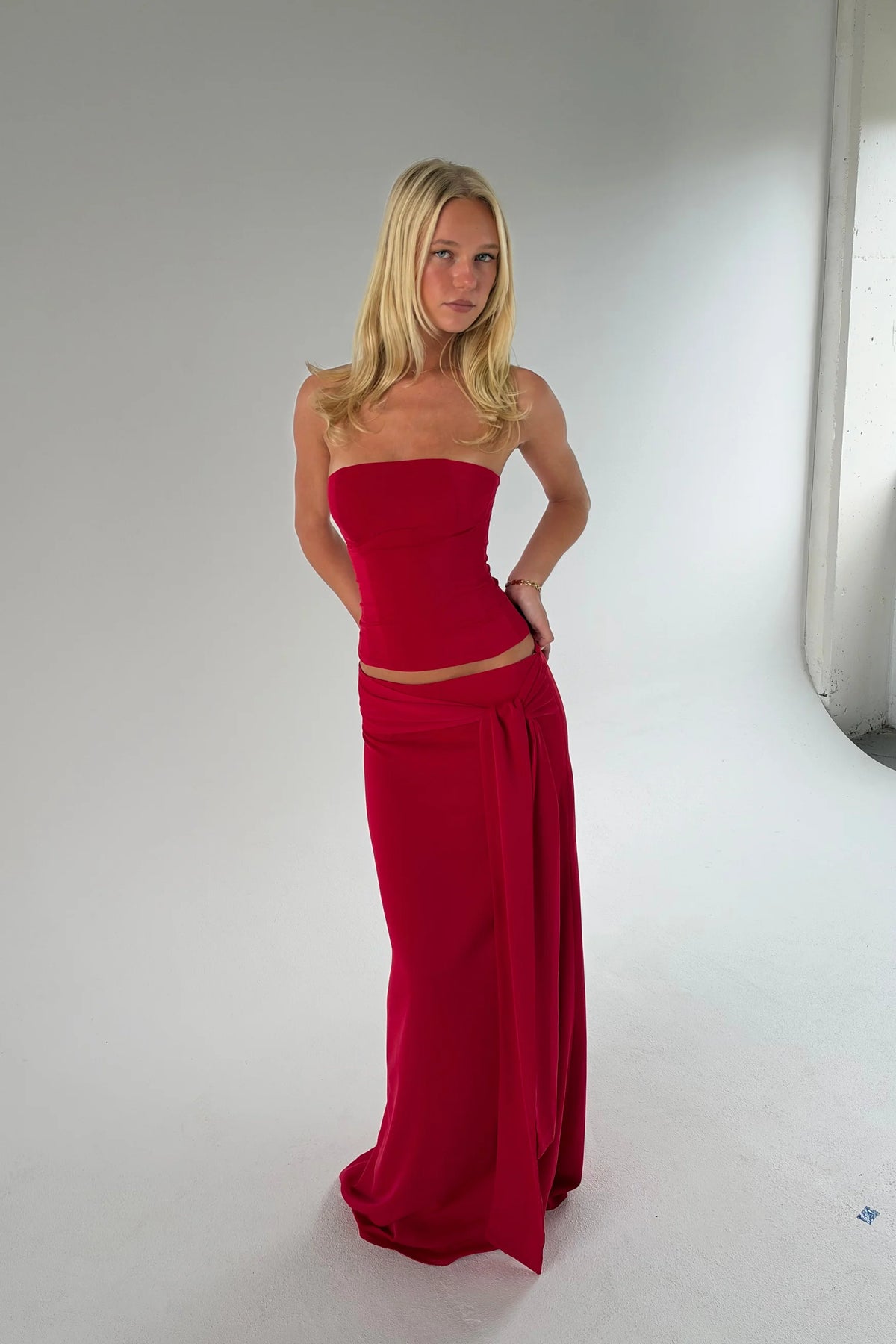 Sabelle Charlotte Corset Set Cherry